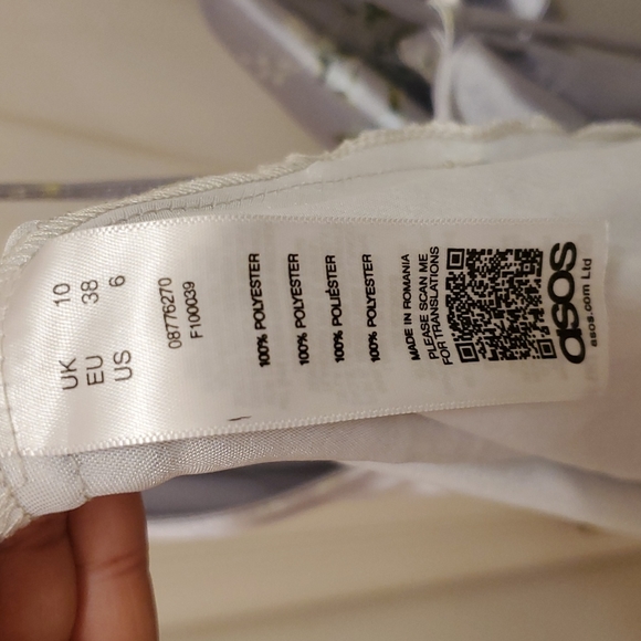 ASOS Silver Floral Gown - Picture 8 of 8